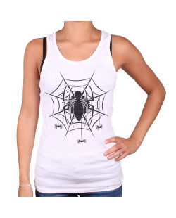 Débardeur Femme Toile Spiderman