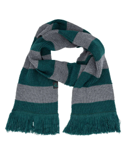 Echarpe tricot rayée Serpentard Officielle Harry Potter