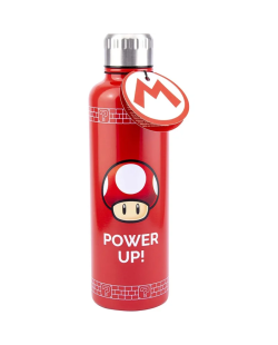 Gourde métal Super Mario power up