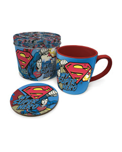 Tasse et dessous de verre MY SUPER HERO