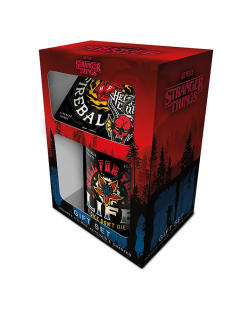 Set Stranger Things Mug sous verre et porte-clés Hellfire