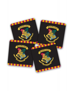 Lot de 4 Sous-Verre Harry Potter Poudlard