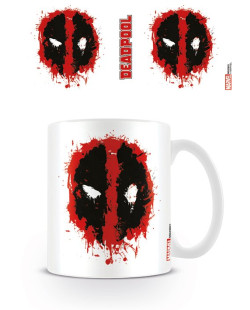 Mug Blanc Splat Deadpool