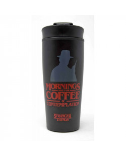 Mug de voyage Stranger Things Mornings Coffee