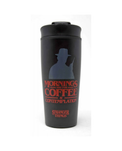 Mug de voyage Stranger Things Mornings Coffee