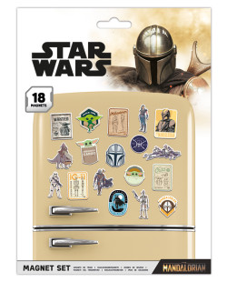 Pack de 18 aimants magnets Star Wars The Mandalorian