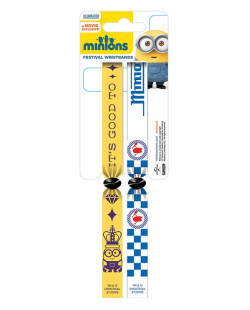 Pack de 2 Bracelets Minions It's Good To Moi Moche et Méchant