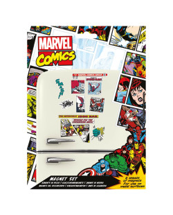 Pack de 20 aimants magnets Marvel Retro Comics