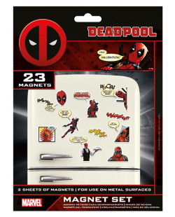Pack de 23 aimants magnets Deadpool