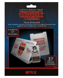 Pack de 37 Tech Stickers Stranger Things