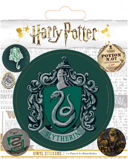Pack de 5 Stickers Harry Potter Serpentard