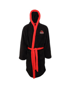 Peignoir Jurassic Park adulte noir et rouge