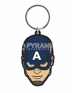 Porte-clés Caoutchouc Bleu Avengers Captain America