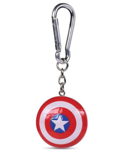 Porte-clés Captain America Bouclier 3D