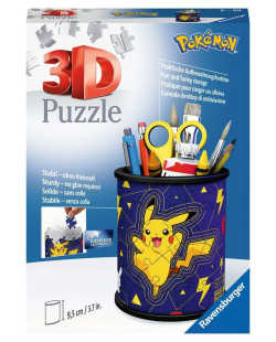 Puzzle 3D Pot à crayons Pokemon 54 pièces