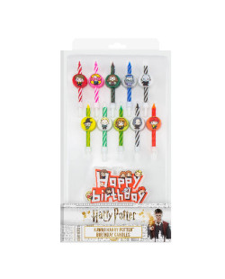 Set 10 bougies Harry Potter happy birthday