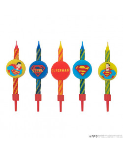 Set 10 bougies Superman