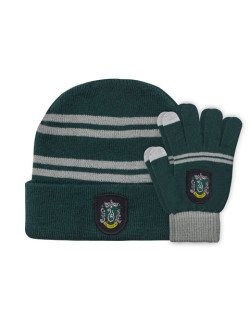 Set bonnet et gants enfant Serpentard Harry Potter
