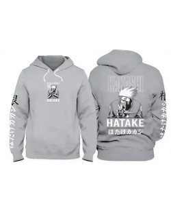 Sweat Naruto à capuche gris Kakashi Hatake