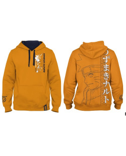 Sweat Naruto à capuche orange NARUTO ACTION