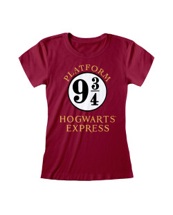 T-shirt femme Harry Potter Hogwarts Express rouge