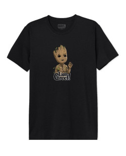 T-Shirt Groot I am Groot Salut MARVEL