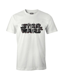 T-shirt Star Wars blanc Robotique