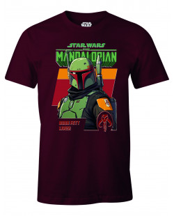 T-Shirt Star Wars Mandalorian Boba Fett Lives