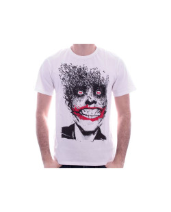 Tee-Shirt Blanc Crazy Joker Batman