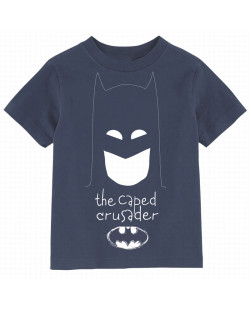 Tee Shirt Enfant Bleu Capes Crusader Batman 