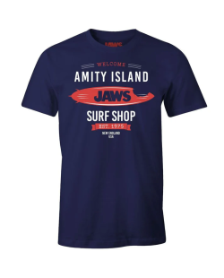 Tee-Shirt Les Dents de la Mer Amity Island Surf shop