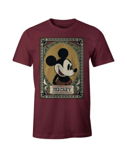 Tee-Shirt Mickey bordeaux Obey