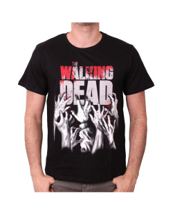 Tee-Shirt Noir Hands Reaching The Walking Dead