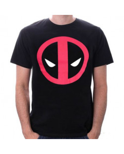 Tee-Shirt Noir Logo Deadpool