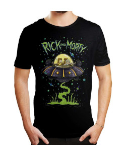 Tee-Shirt Rick et Morty Soucoupe