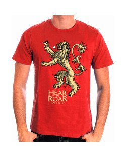 Tee-Shirt Rouge Hear Me Roar Game of Thrones