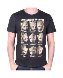 T-Shirt Expressions of Groot Gardiens de la Galaxie