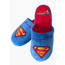 Chaussons Adulte Bleus Logo Superman