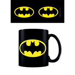 Mug Batman noir logo jaune