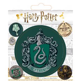 Pack de 5 Stickers Harry Potter Serpentard