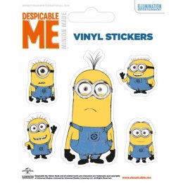 Pack de 5 Stickers MInion Tim et ses Amis Moi Moche et Mechant