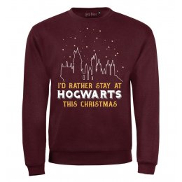 Sweat Harry Potter I'd rather stay at hogwarts