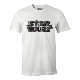 T-shirt Star Wars blanc Robotique
