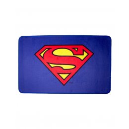 Tapis Superman bleu logo classique