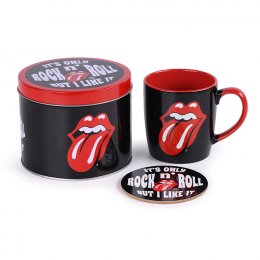 Tasse Sous verre et Boite Rolling Stones It's only Rock n'Roll