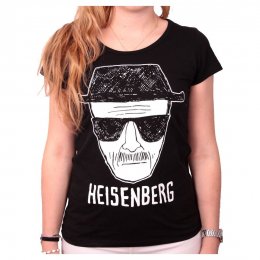 Tee-Shirt Femme Noir Heisenberg Breaking Bad