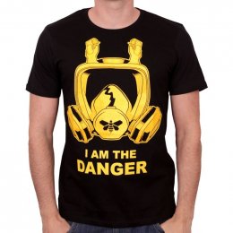 Tee-Shirt Noir Casque I Am The Danger Cook Breaking Bad