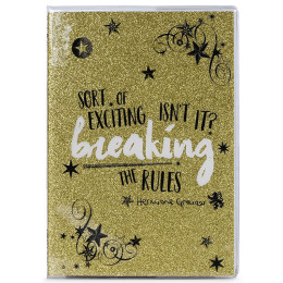 Carnet Bloc Notes Hermione Granger Glitter Harry Potter