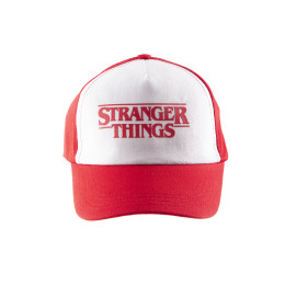 Casquette Stranger Things Trucker rouge et blanche