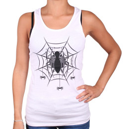 Débardeur Femme Toile Spiderman